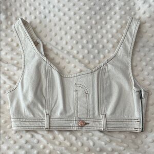 Women's Jean Crop Top